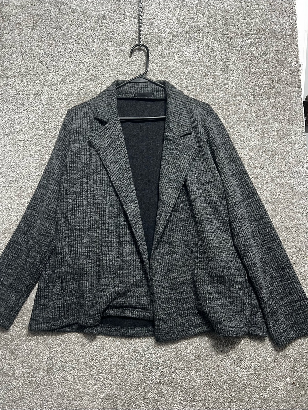 Elleborn Woman’s Open Front Sweater Cardigan Blazer Size Large